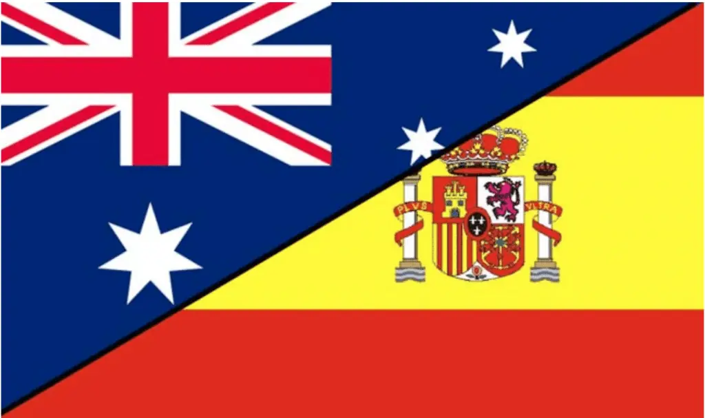 Australia vs Spain