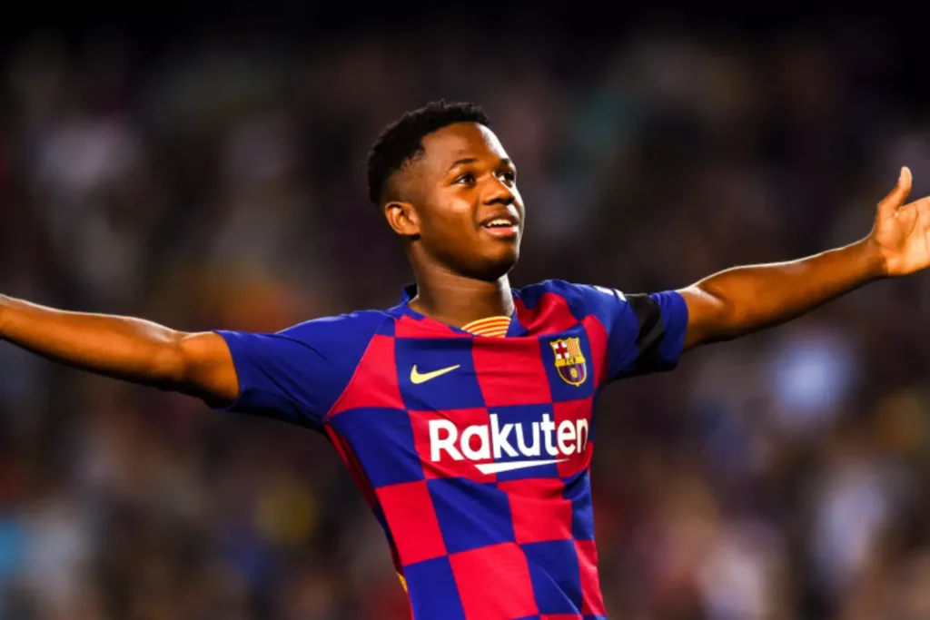 Barcelona 's legendary number 10 shirt passed to young talent Ansu Fati