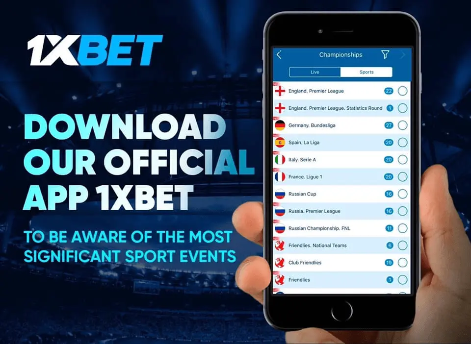 1xBet Mobile App for Android and iOS