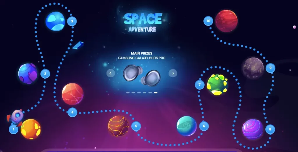 1xbet Promotions:SPACE ADVENTURE
