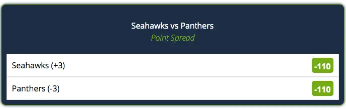 Seahawks vs Panthers
